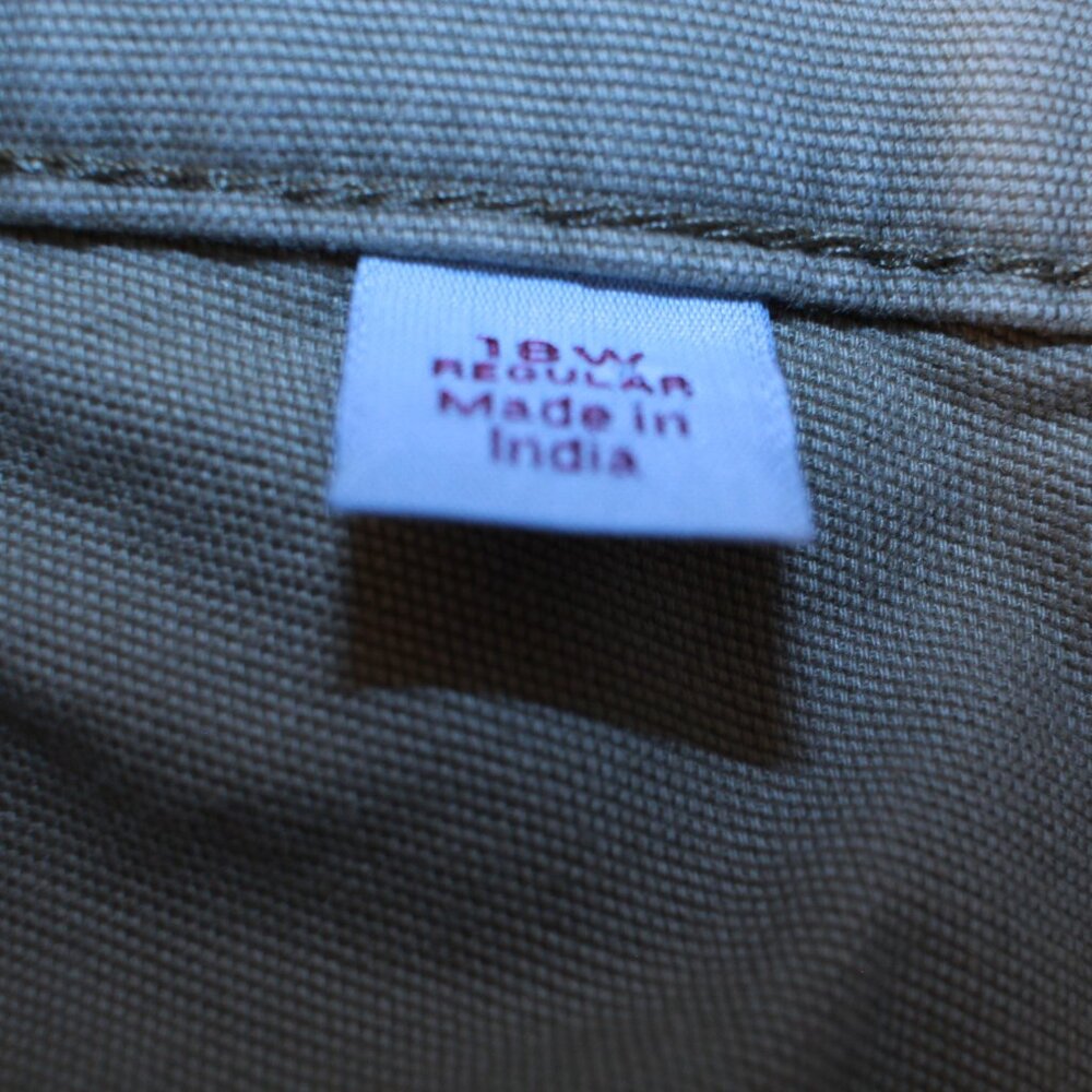 Carhartt Sz 18W Regular Beige Crawford Original Fit Straight Leg Pant 102080-257 - Picture 6 of 8